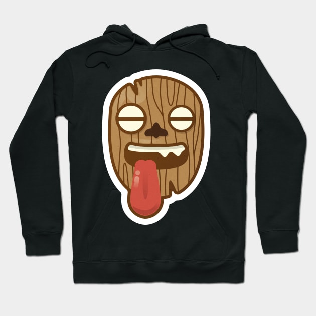 Wooden Tiki Mask, Vector Hoodie by msharris22